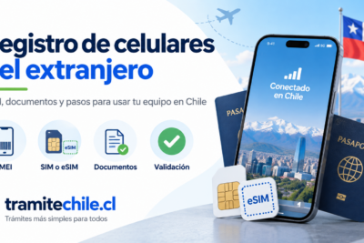 Cómo registrar celulares traídos del exterior en Chile