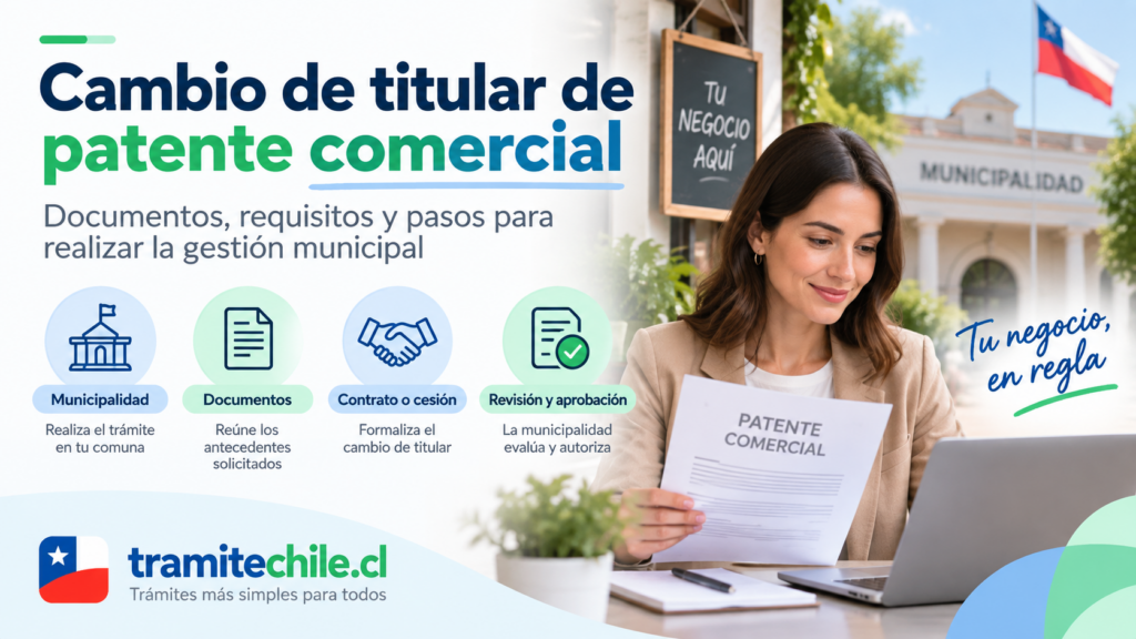 Cómo transferir patente comercial en Chile