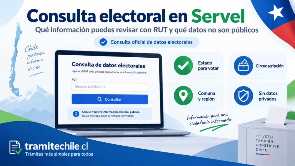 Cómo saber los datos de una persona con el Servel