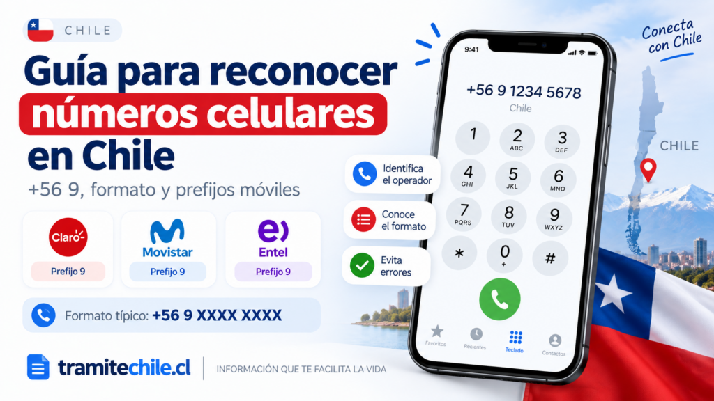 Números celulares en Chile