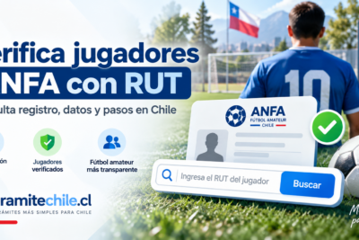 Cómo consultar jugadores ANFA por RUT en Chile