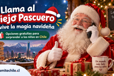 Cómo llamar gratis al Viejito Pascuero en Chile