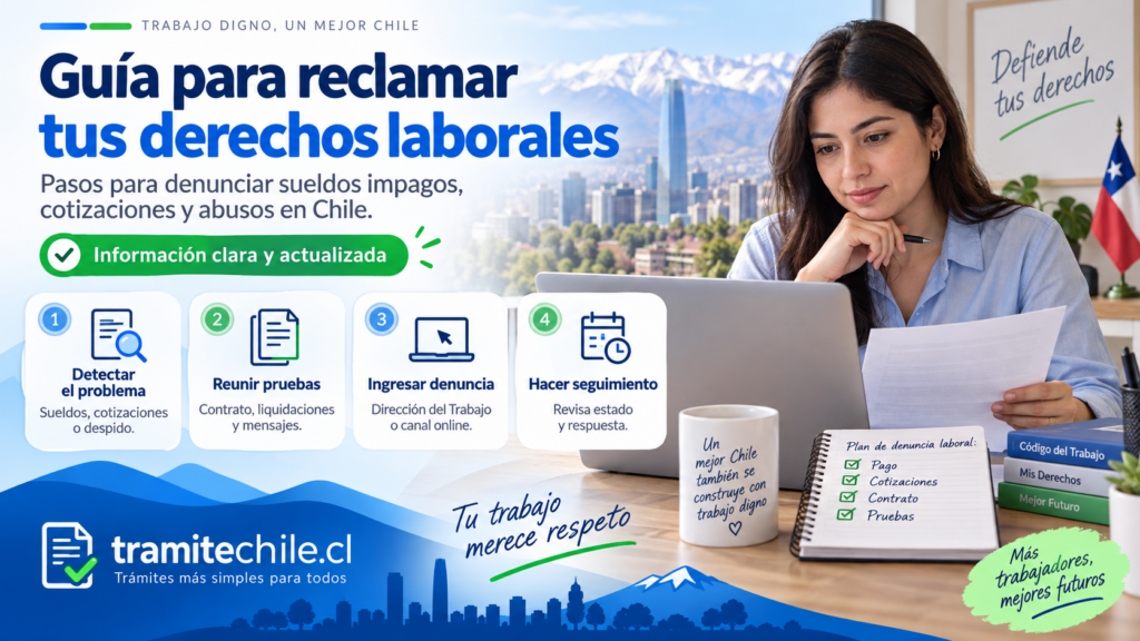 Cómo denunciar a un empleador en Chile por incumplimiento laboral