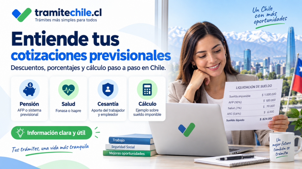 Cotizaciones previsionales en Chile