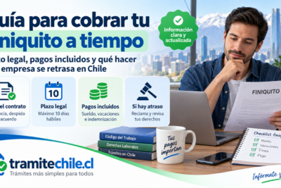 Cuánto demora el pago del finiquito en Chile y cuál es el plazo legal