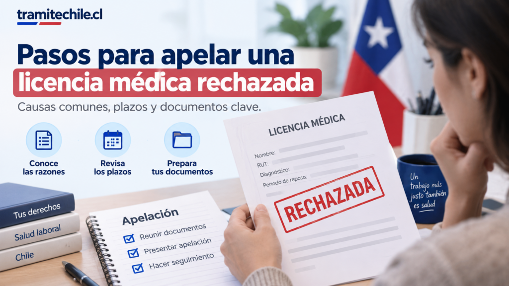 Licencia médica rechazada en Chile
