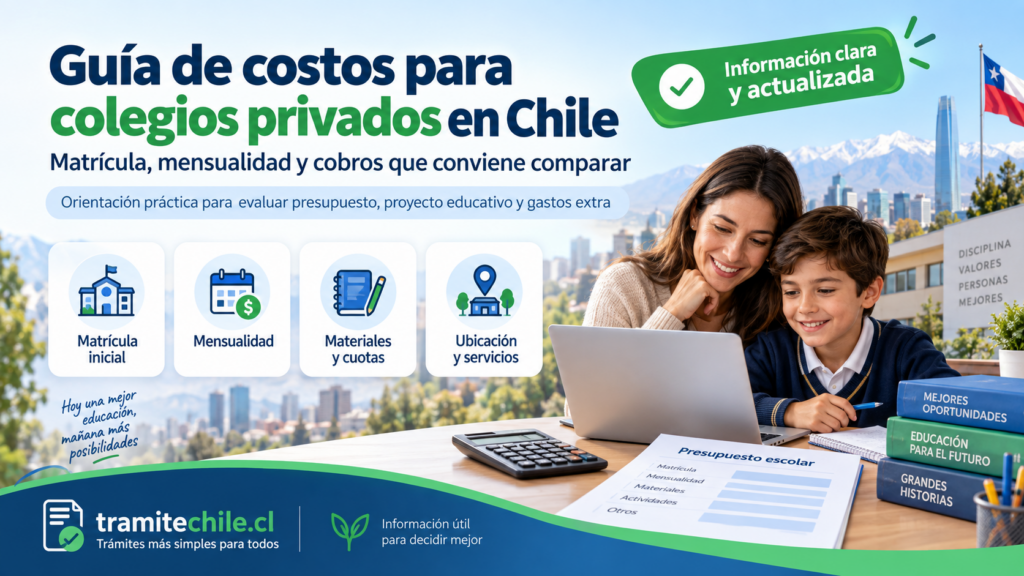 Cuánto cuesta un colegio particular en Chile