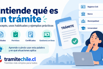 Qué significa trámite